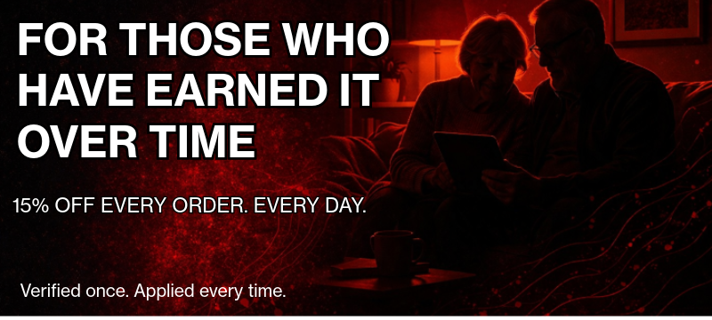 NO CODE - AUTOMATIC DISCOUNT 60+